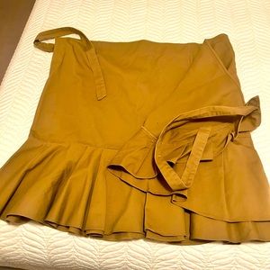 Beige/Tan denim wrap skirt!